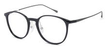 Load image into Gallery viewer, Black Round Full Rim Unisex Eyeglasses by Lenskart Air LA-138035