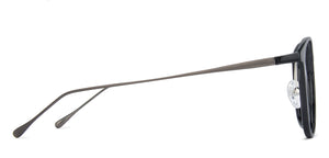 Black Round Full Rim Unisex Eyeglasses by Lenskart Air LA-138035