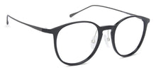 Load image into Gallery viewer, Black Round Full Rim Unisex Eyeglasses by Lenskart Air LA-138035