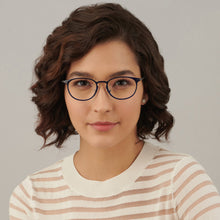 Load image into Gallery viewer, Blue Round Full Rim Medium Unisex Eyeglasses by Lenskart Air-138038