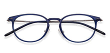 Load image into Gallery viewer, Blue Round Full Rim Medium Unisex Eyeglasses by Lenskart Air-138038
