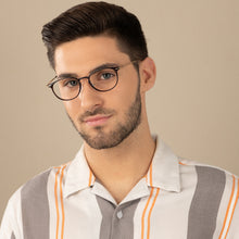 Load image into Gallery viewer, Brown Round Full Rim Medium Unisex Eyeglasses by Lenskart Air-138039