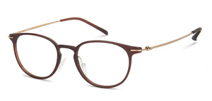 Brown Round Full Rim Medium Unisex Eyeglasses by Lenskart Air-138039