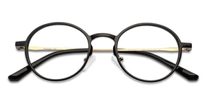 Black Round Full Rim Unisex Eyeglasses by Lenskart Air LA-138040