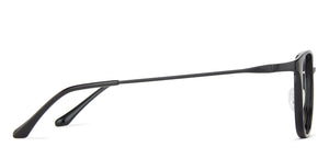 Black Rectangle Full Rim Wide Unisex Eyeglasses by Lenskart Air-138043