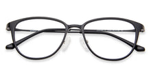Load image into Gallery viewer, Black Rectangle Full Rim Wide Unisex Eyeglasses by Lenskart Air-138043