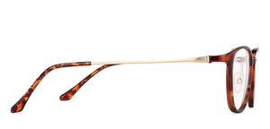Brown Rectangle Full Rim Unisex Eyeglasses by Lenskart Air LA-138045