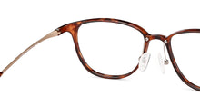 Load image into Gallery viewer, Brown Rectangle Full Rim Unisex Eyeglasses by Lenskart Air LA-138045