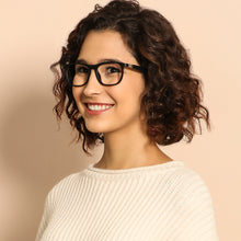 Load image into Gallery viewer, Black Rectangle Full Rim Unisex Eyeglasses by Lenskart Air Computer Glasses-146748
