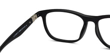 Load image into Gallery viewer, Black Rectangle Full Rim Unisex Eyeglasses by Lenskart Air Computer Glasses-146748