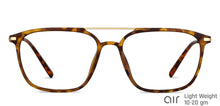 Load image into Gallery viewer, Tortoise Square Full Rim Medium Unisex Eyeglasses by Lenskart Air-145731