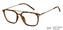 Load image into Gallery viewer, Tortoise Square Full Rim Medium Unisex Eyeglasses by Lenskart Air-145731