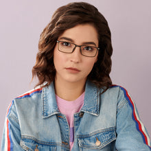 Load image into Gallery viewer, Green Rectangle Full Rim Unisex Eyeglasses by Lenskart Air LA-145732