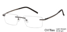 Load image into Gallery viewer, Grey Rectangle Rimless Unisex Eyeglasses by Lenskart Air Computer Glasses-147877