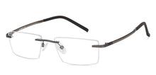 Load image into Gallery viewer, Grey Rectangle Rimless Unisex Eyeglasses by Lenskart Air Computer Glasses-147877