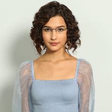 Load image into Gallery viewer, Grey Rectangle Rimless Unisex Eyeglasses by Lenskart Air Computer Glasses-147877