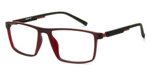 Load image into Gallery viewer, Red Rectangle Full Rim Narrow Unisex Eyeglasses by Lenskart Air Online-139908