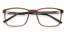Load image into Gallery viewer, Brown Rectangle Full Rim Unisex Eyeglasses by Lenskart Air Computer Glasses-144248