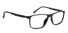 Load image into Gallery viewer, Black Rectangle Full Rim Unisex Eyeglasses by Lenskart Air Online-139935