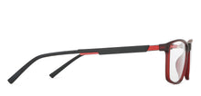 Load image into Gallery viewer, Red Rectangle Full Rim Unisex Eyeglasses by Lenskart Air Computer Glasses-144301