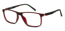 Load image into Gallery viewer, Red Rectangle Full Rim Narrow Unisex Eyeglasses by Lenskart Air Online-139937