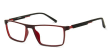 Load image into Gallery viewer, Red Rectangle Full Rim Unisex Eyeglasses by Lenskart Air Online-139948