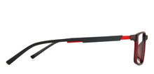 Load image into Gallery viewer, Red Rectangle Full Rim Unisex Eyeglasses by Lenskart Air Online-139954