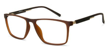 Load image into Gallery viewer, Brown Rectangle Full Rim Unisex Eyeglasses by Lenskart Air Computer Glasses-144285