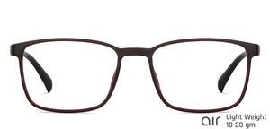 Red Rectangle Full Rim Unisex Eyeglasses by Lenskart Air Online-139967