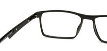 Load image into Gallery viewer, Black Rectangle Full Rim Unisex Eyeglasses by Lenskart Air Online-139968