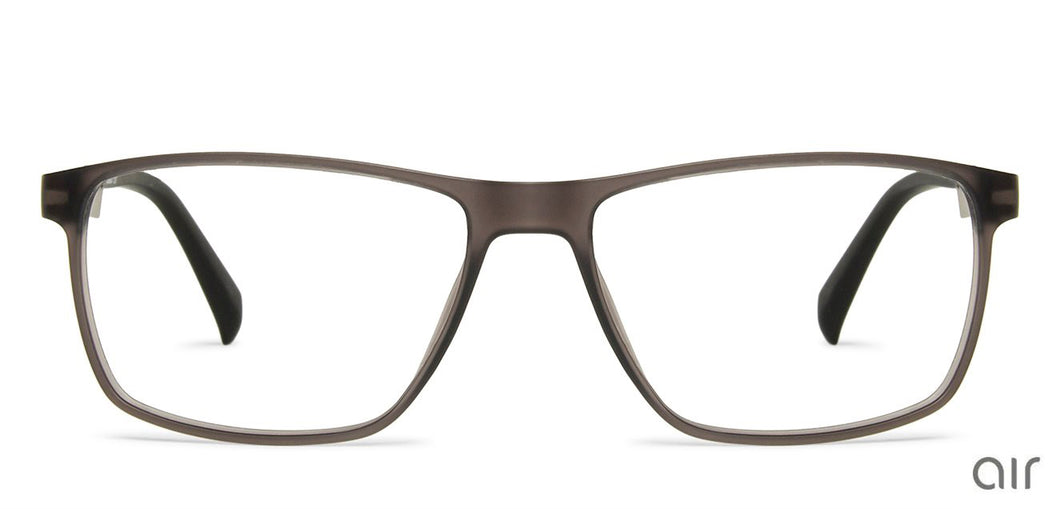 Grey Rectangle Full Rim Unisex Eyeglasses by Lenskart Air Online-139976