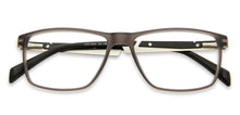 Load image into Gallery viewer, Grey Rectangle Full Rim Unisex Eyeglasses by Lenskart Air Online-139976