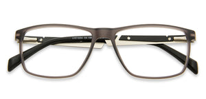 Grey Rectangle Full Rim Unisex Eyeglasses by Lenskart Air Online-139976