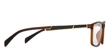 Load image into Gallery viewer, Brown Rectangle Full Rim Unisex Eyeglasses by Lenskart Air Computer Glasses-144186