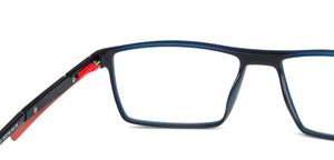 Blue Rectangle Full Rim Unisex Eyeglasses by Lenskart Air Online-139991