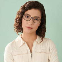 Load image into Gallery viewer, Green Rectangle Full Rim Unisex Eyeglasses by Lenskart Air Online-139997