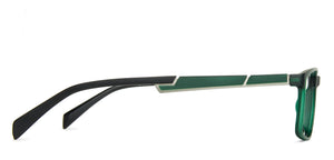 Green Rectangle Full Rim Unisex Eyeglasses by Lenskart Air Online-139997