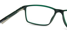 Load image into Gallery viewer, Green Rectangle Full Rim Unisex Eyeglasses by Lenskart Air Online-139997