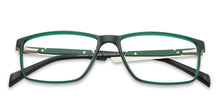 Load image into Gallery viewer, Green Rectangle Full Rim Unisex Eyeglasses by Lenskart Air Online-139997