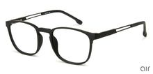 Load image into Gallery viewer, Black Wayfarer Full Rim Unisex Eyeglasses by Lenskart Air Online-140007