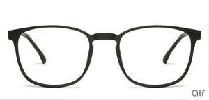 Black Wayfarer Full Rim Unisex Eyeglasses by Lenskart Air Online-140007