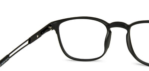 Black Wayfarer Full Rim Unisex Eyeglasses by Lenskart Air Online-140007