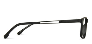 Black Rectangle Full Rim Unisex Eyeglasses by Lenskart Air Online-140020