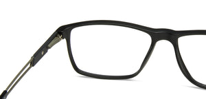 Black Rectangle Full Rim Unisex Eyeglasses by Lenskart Air Online-140022