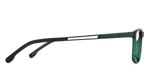 Green Rectangle Full Rim Unisex Eyeglasses by Lenskart Air Computer Glasses-144198