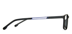 Black Rectangle Full Rim Unisex Eyeglasses by Lenskart Air Online-140040