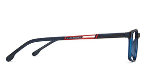 Blue Rectangle Full Rim Unisex Eyeglasses by Lenskart Air Online-140043