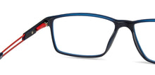 Load image into Gallery viewer, Blue Rectangle Full Rim Unisex Eyeglasses by Lenskart Air Online-140043