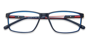 Blue Rectangle Full Rim Unisex Eyeglasses by Lenskart Air Online-140043