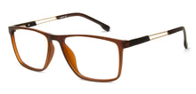 Load image into Gallery viewer, Brown Rectangle Full Rim Unisex Eyeglasses by Lenskart Air Online-140049
